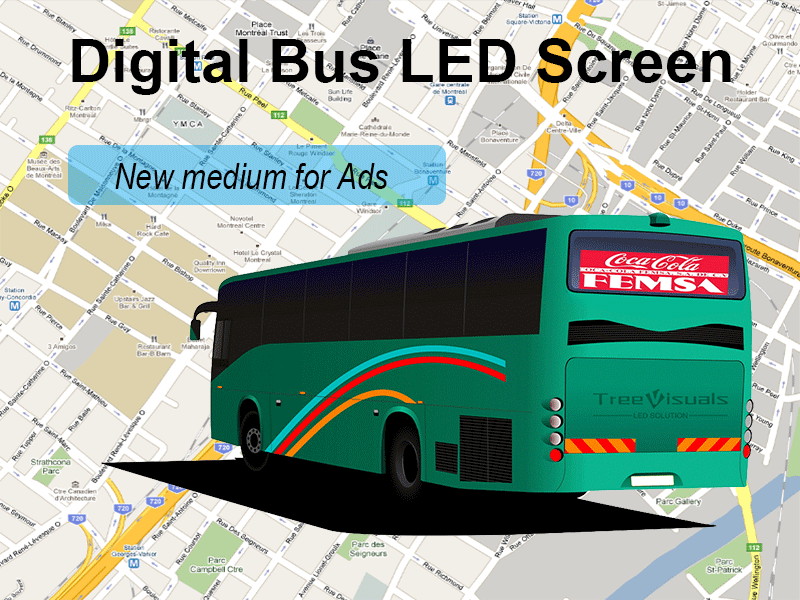 Digital Bus LED Screen for Advertising - Vehicle Digital Advertising - 1