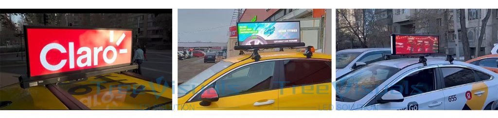 Car Top LED Screen for Advertising - Vehicle Digital Advertising - 5
