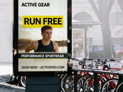 digital street furniture led screen